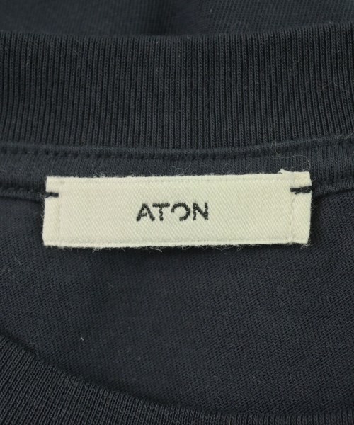 ATON（エイトン）Tシャツ・カットソー 紺 サイズ:2(M位) メンズ/2200728942080