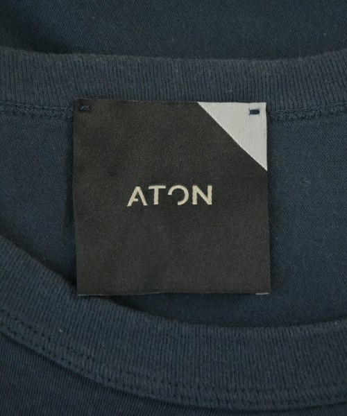 ATON（エイトン）Tシャツ・カットソー 紺 サイズ:4(XL位) メンズ/2200674366176