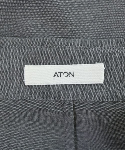 ATON（エイトン）カジュアルシャツ グレー サイズ:04(XL位) メンズ/2200674980020