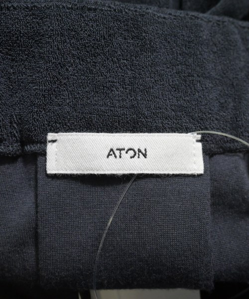 ATON（エイトン）ワンピース 紺 サイズ:1(S位) レディース/2200679646044