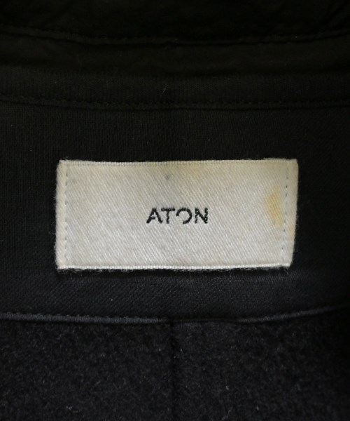 ATON（エイトン）モッズコート 黒 サイズ:6(XXL位) メンズ/2200682664035