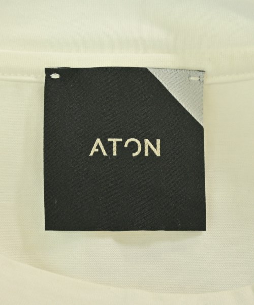 ATON（エイトン）Tシャツ・カットソー 白 サイズ:6(XXL位) メンズ/2200683020106