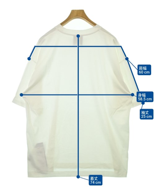 ATON（エイトン）Tシャツ・カットソー 白 サイズ:6(XXL位) メンズ/2200683020106