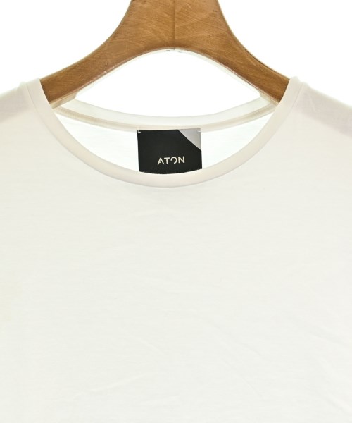 ATON（エイトン）Tシャツ・カットソー 白 サイズ:02(M位) レディース/2200683646016