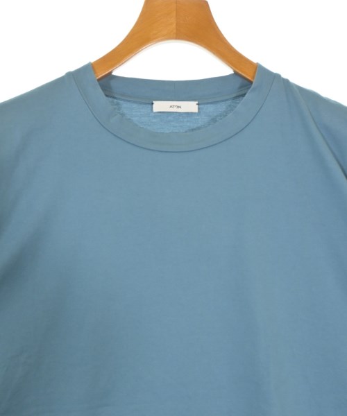 ATON（エイトン）Tシャツ・カットソー 青 サイズ:04(XL位) メンズ/2200684144054