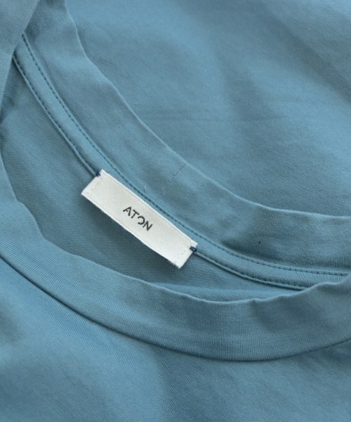 ATON（エイトン）Tシャツ・カットソー 青 サイズ:04(XL位) メンズ/2200684144054