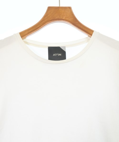 ATON（エイトン）Tシャツ・カットソー 白 サイズ:2(M位) レディース/2200684147062