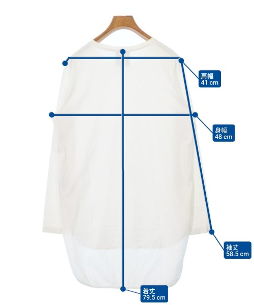 ATON（エイトン）Tシャツ・カットソー 白 サイズ:2(M位) レディース/2200684147062