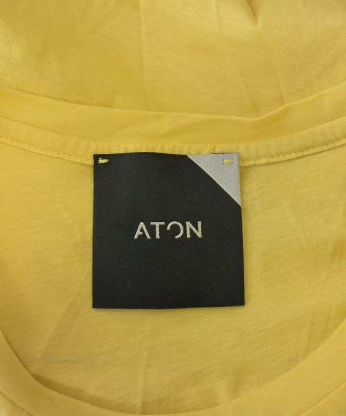 ATON（エイトン）ノースリーブ 黄 サイズ:2(M位) レディース/2200684147093