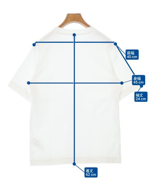 ATON（エイトン）Tシャツ・カットソー 白 サイズ:2(M位) レディース/2200679781011