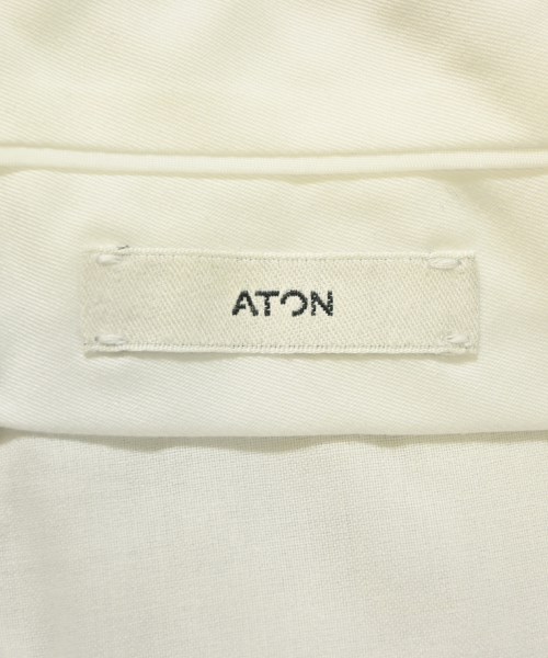 ATON（エイトン）スラックス グレー サイズ:01(S位) レディース/2200682354264