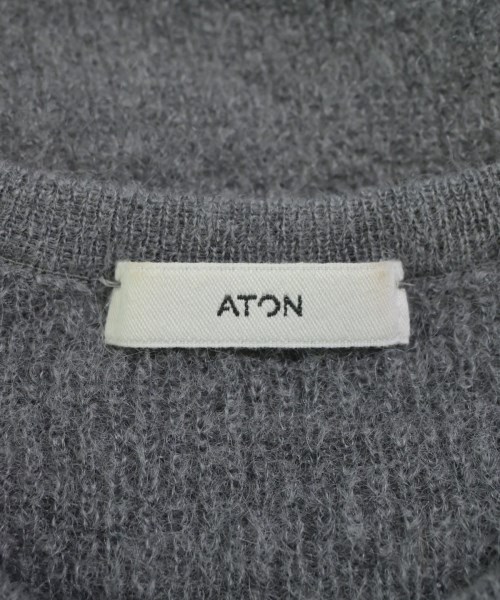 ATON（エイトン）ニット・セーター グレー サイズ:2(M位) レディース/2200682354288