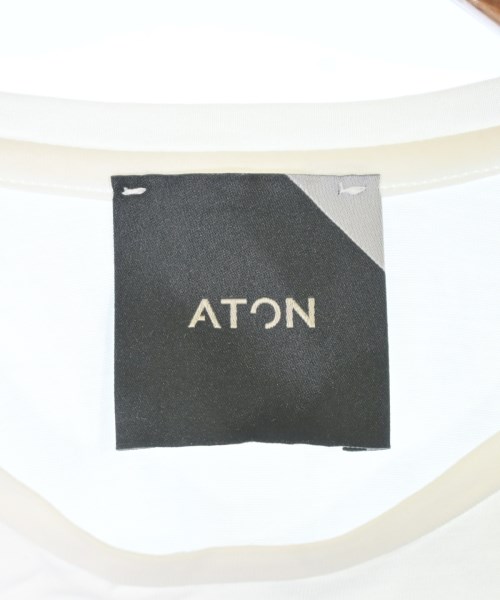 ATON（エイトン）Tシャツ・カットソー 白 サイズ:02(M位) レディース/2200681651128