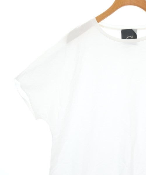 ATON（エイトン）Tシャツ・カットソー 白 サイズ:F レディース/2200681651135