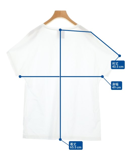 ATON（エイトン）Tシャツ・カットソー 白 サイズ:F レディース/2200681651135