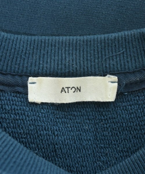 ATON（エイトン）スウェット 青 サイズ:04(XL位) メンズ/2200685512012
