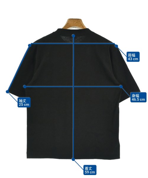 ATON（エイトン）Tシャツ・カットソー 黒 サイズ:02(M位) レディース/2200671705091