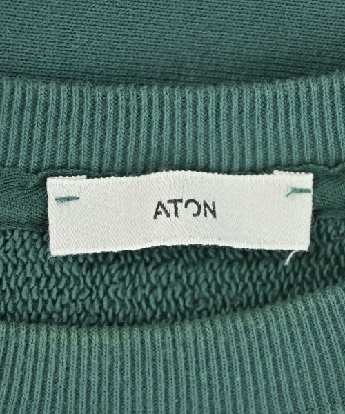 ATON（エイトン）スウェット 緑 サイズ:4(XL位) メンズ/2200681988323