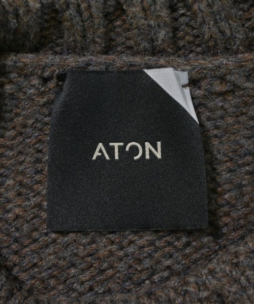 ATON（エイトン）ニット・セーター 茶 サイズ:2(M位) レディース/2200677506012