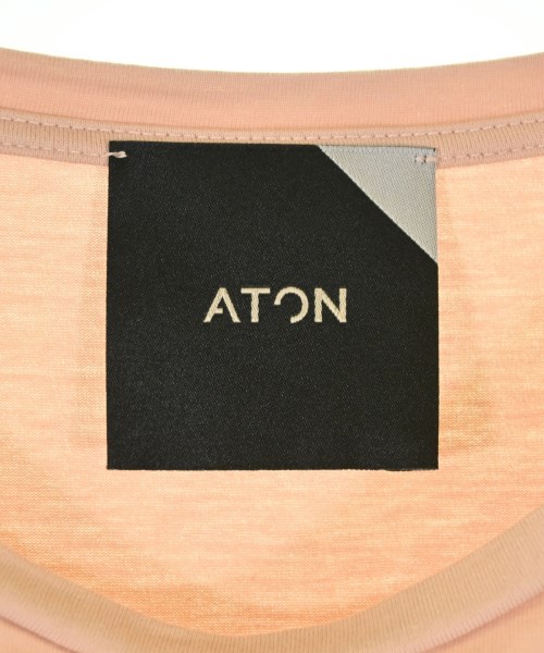 ATON（エイトン）Tシャツ・カットソー ピンク サイズ:2(M位) レディース/2200685327029