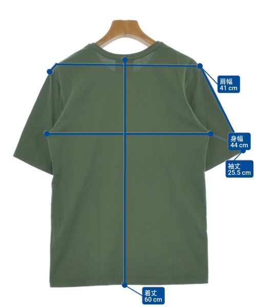 ATON（エイトン）Tシャツ・カットソー カーキ サイズ:2(M位) レディース/2200682281072