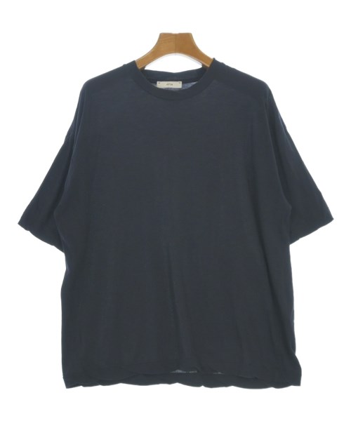 ATON(エイトン)Tシャツ・カットソー 紺 サイズ:1(S位)/2200684041032