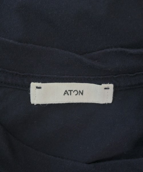 ATON（エイトン）Tシャツ・カットソー 紺 サイズ:1(S位) レディース/2200684041032