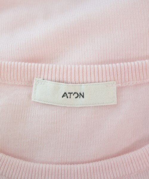 ATON（エイトン）ニット・セーター ピンク サイズ:2(M位) レディース/2200685972052