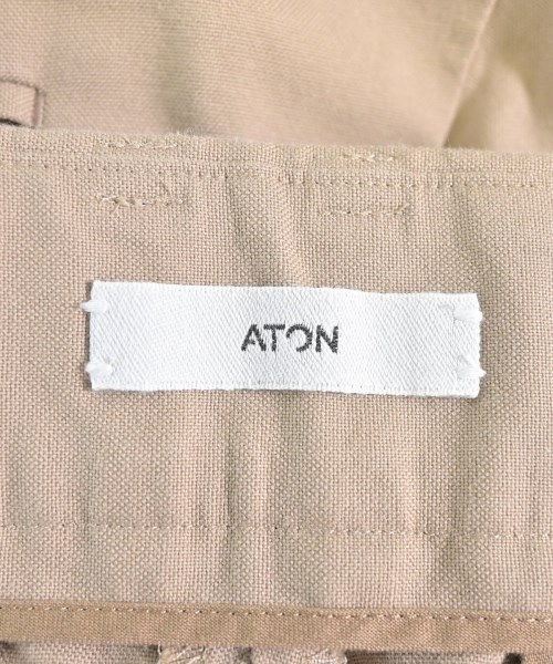 ATON（エイトン）チノパン ベージュ サイズ:02(M位) レディース/2200688684068