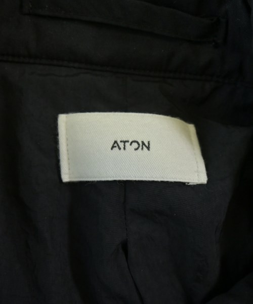 ATON（エイトン）ブルゾン 黒 サイズ:6(L位) メンズ/2200683571066
