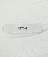 ATON（エイトン）Tシャツ・カットソー 白 サイズ:1(S位) レディース/2200683579123