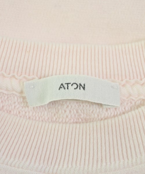 ATON（エイトン）Tシャツ・カットソー ピンク サイズ:4(XL位) メンズ/2200689204029