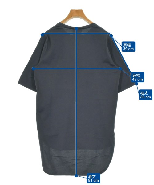 ATON（エイトン）Tシャツ・カットソー 紺 サイズ:02(M位) レディース/2200685769072