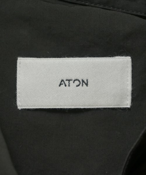 ATON（エイトン）ステンカラーコート グレー サイズ:06(L位) メンズ/2200681942042