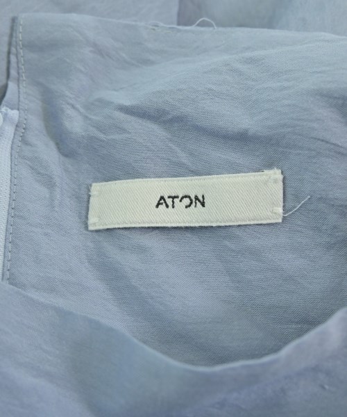 ATON（エイトン）カジュアルシャツ 青 サイズ:02(M位) メンズ/2200690811025