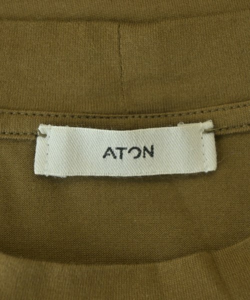 ATON（エイトン）Tシャツ・カットソー カーキ サイズ:6(XXL位) メンズ/2200691174051