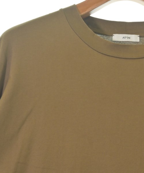 ATON（エイトン）Tシャツ・カットソー カーキ サイズ:6(XXL位) メンズ/2200691174051