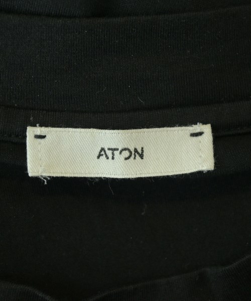 ATON（エイトン）Tシャツ・カットソー 黒 サイズ:6(XXL位) メンズ/2200691174068