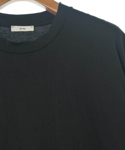 ATON（エイトン）Tシャツ・カットソー 黒 サイズ:6(XXL位) メンズ/2200691174068