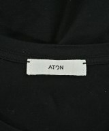 ATON（エイトン）Tシャツ・カットソー 黒 サイズ:2(M位) レディース/2200686040040