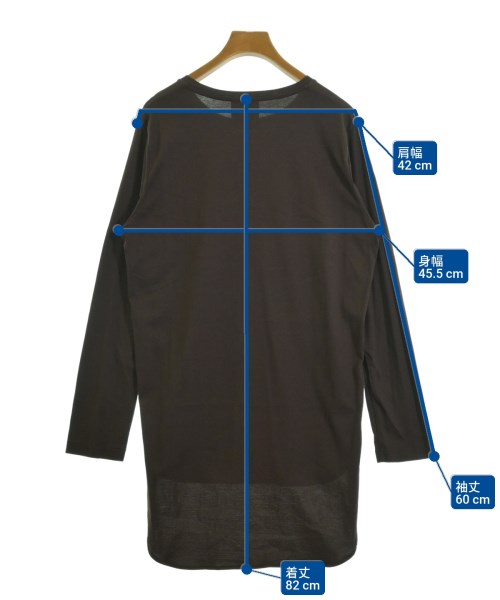 ATON（エイトン）Tシャツ・カットソー 茶 サイズ:02(M位) レディース/2200684305776