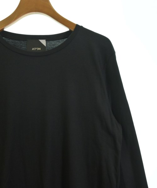 ATON（エイトン）Tシャツ・カットソー 黒 サイズ:01(S位) レディース/2200684305783