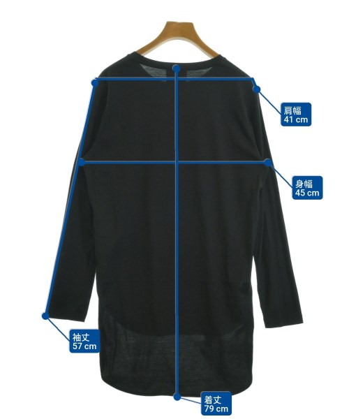 ATON（エイトン）Tシャツ・カットソー 黒 サイズ:01(S位) レディース/2200684305783