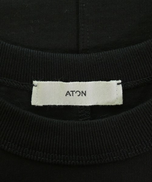 ATON（エイトン）ノースリーブ 黒 サイズ:02(M位) レディース/2200687449101