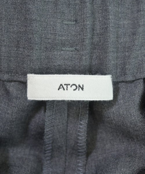 ATON（エイトン）スラックス グレー サイズ:04(M位) メンズ/2200688913014
