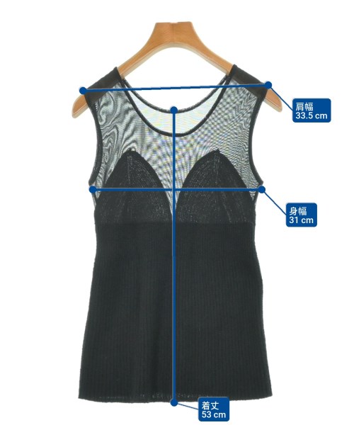 babaco（ババコ）ベスト 黒 サイズ:F レディース/2200672319044