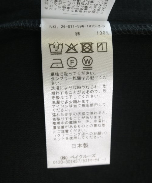 WISM（ウィズム）Tシャツ・カットソー 黒 サイズ:M メンズ/2200715286043