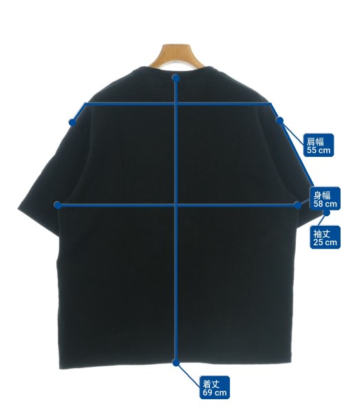 WISM（ウィズム）Tシャツ・カットソー 黒 サイズ:M メンズ/2200715286050