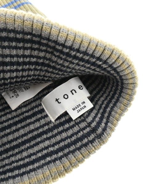 tone（トーン）ニットキャップ・ビーニー グレー サイズ:- レディース/2200628311061