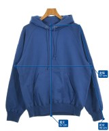 tone（トーン）パーカー 青 サイズ:3(L位) メンズ/2200669085075